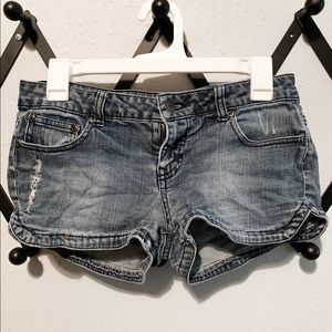 Forever 21 stretch denim shorts size 28